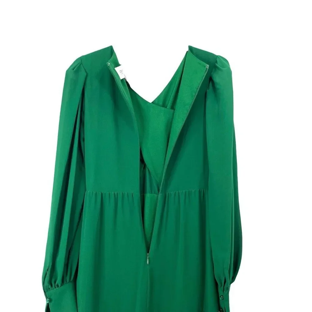 NEW‎ ONE33 SOCIAL The Fiona criss cross front Mini Dress Size 0  forest green